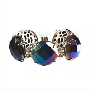 Kendra Scott Cassie Bracelet, Iridescent Black